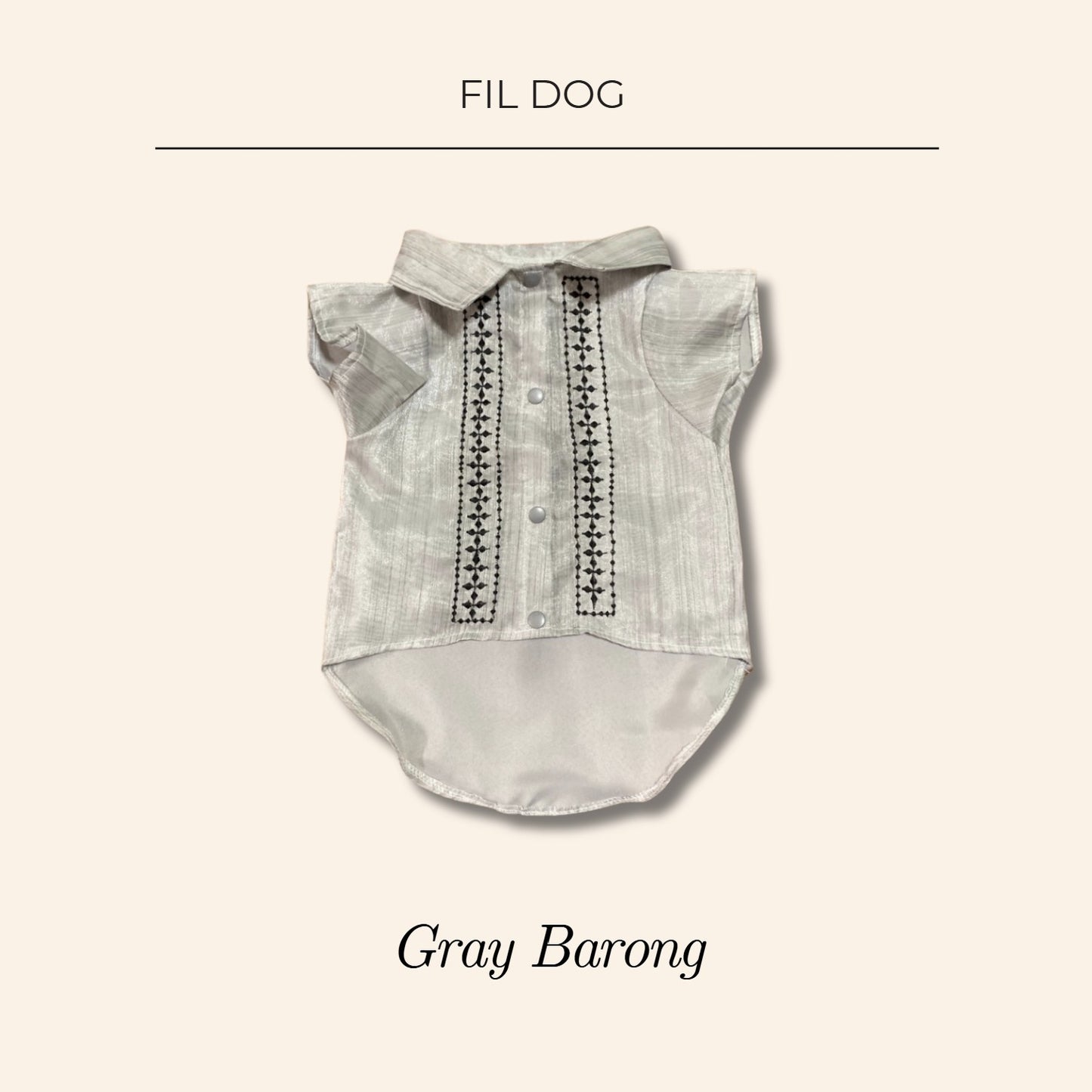 Gray Barong