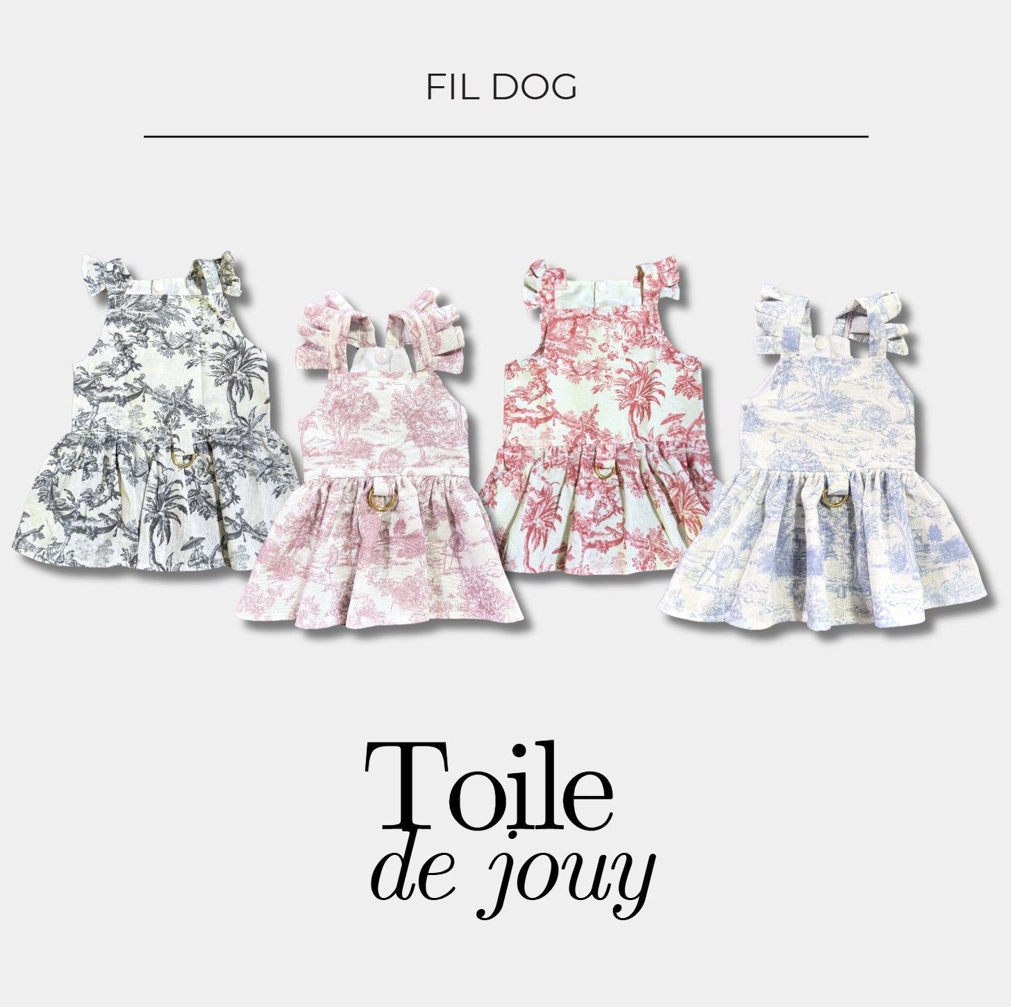 Elegant pink dog dress – Fil Dog apparel