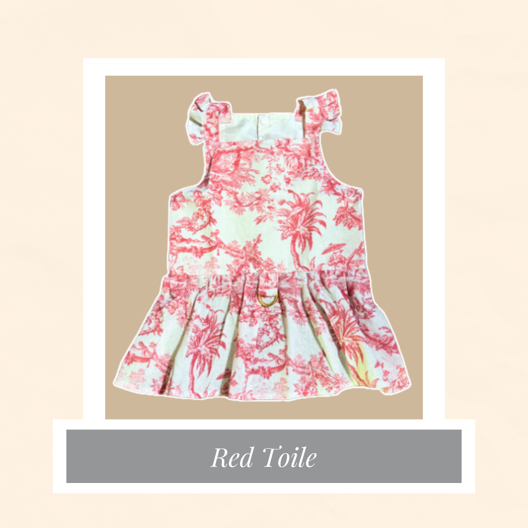 Red Toile Dress