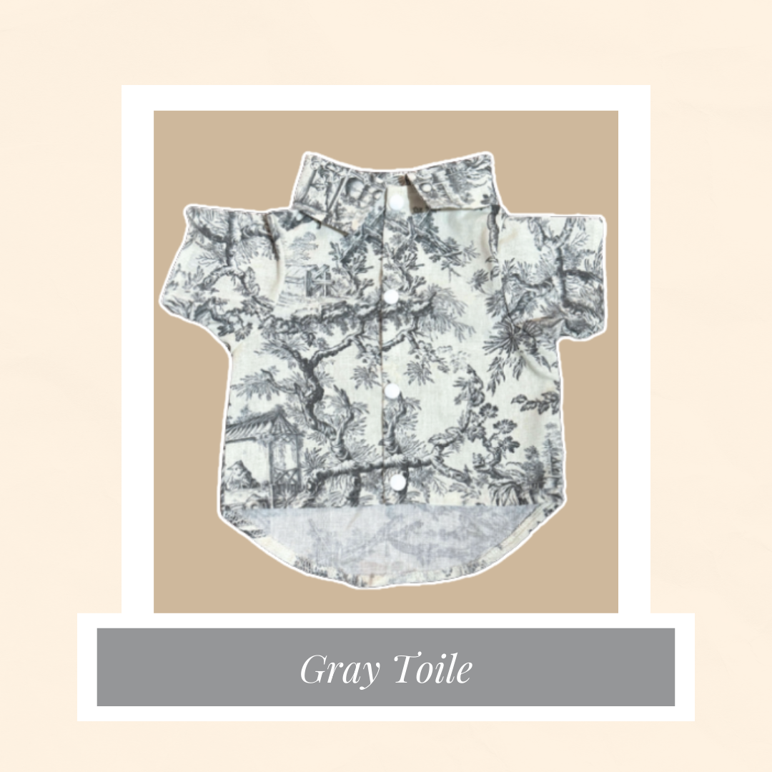 Gray Toile Shirt