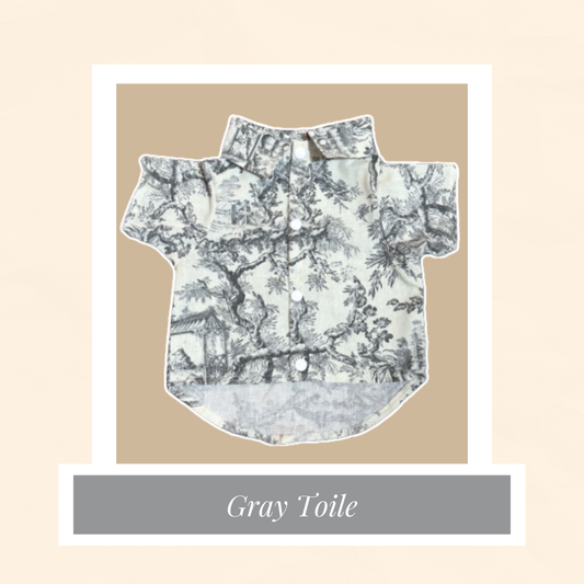 Gray Toile Shirt