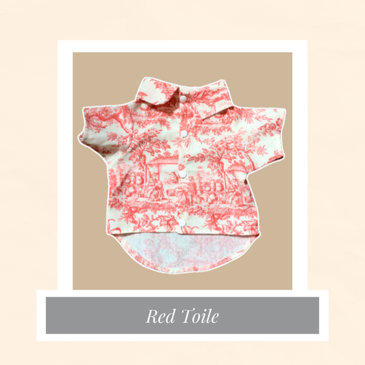 Red Toile Shirt