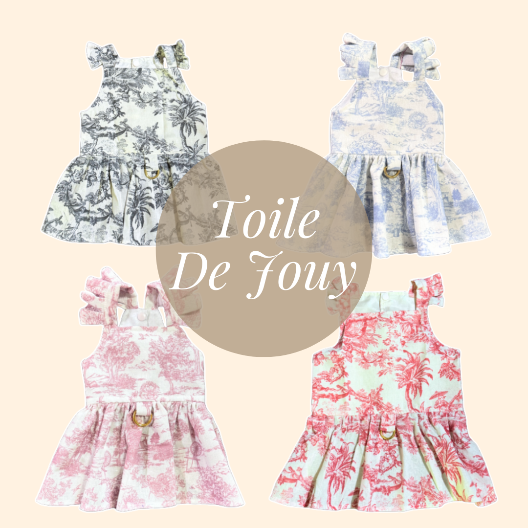 Red Toile Dress