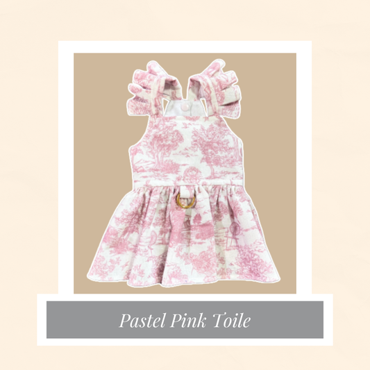 Pastel Pink Toile Dress
