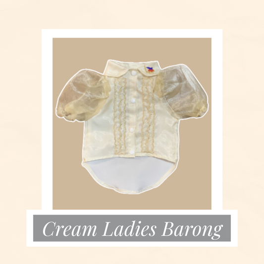 Cream Ladies Barong